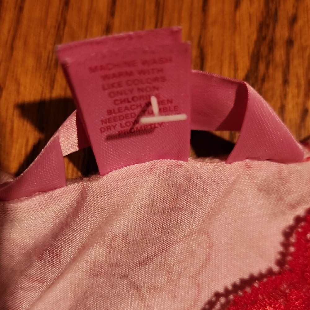 Victoria's Secret Pink Printed Chemise with Lace - Picture 3 of 6